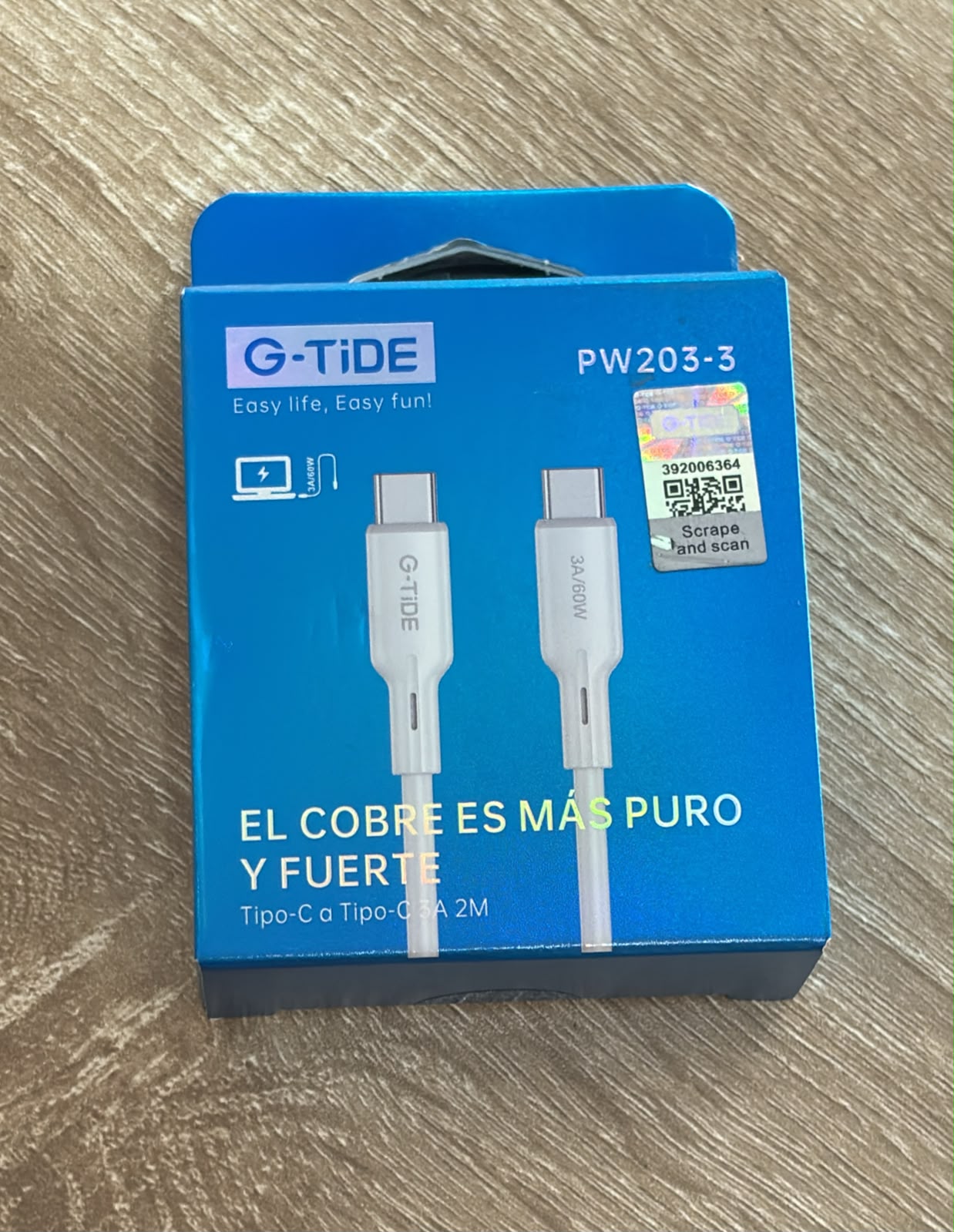 Imagen 3 de Cable USB C a C 2m